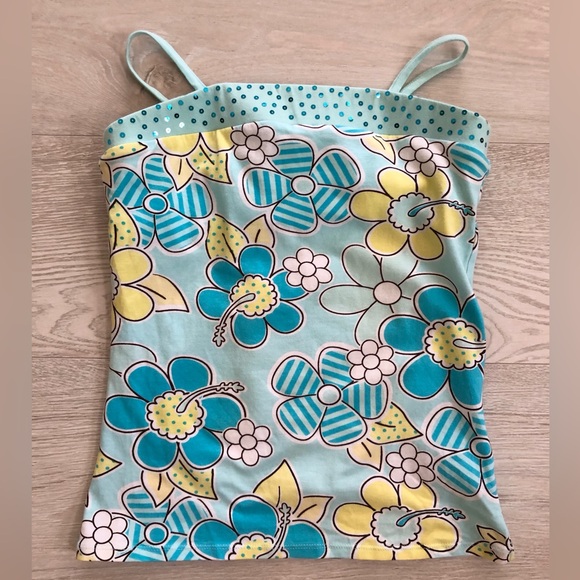 New Justice Girl’s Built In Bra Cami Tank Top - Picture 3 of 16